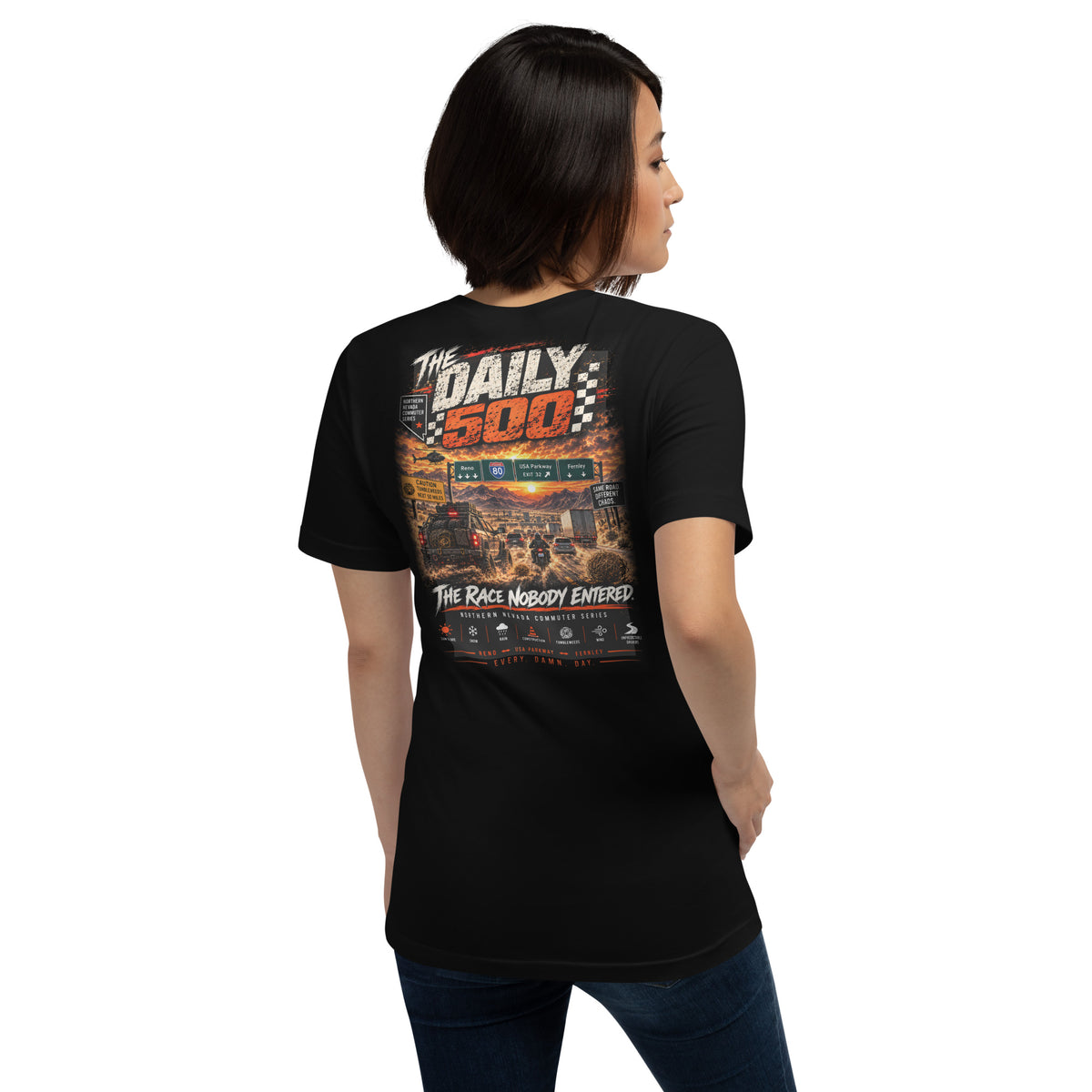 THE DAILY 500™ — THE RACE NOBODY ENTERED Hero Tee
